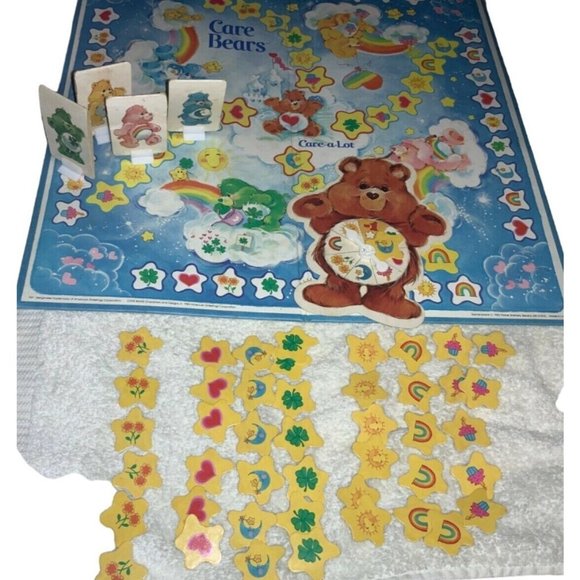 Care Bears Board Game On The Path to Care A Lot Vintage Parker Brothers 1983 - Picture 3 of 11